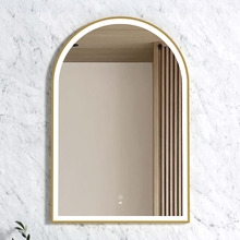 Archie 900 x 600mm Arched LED Bathroom Mirror